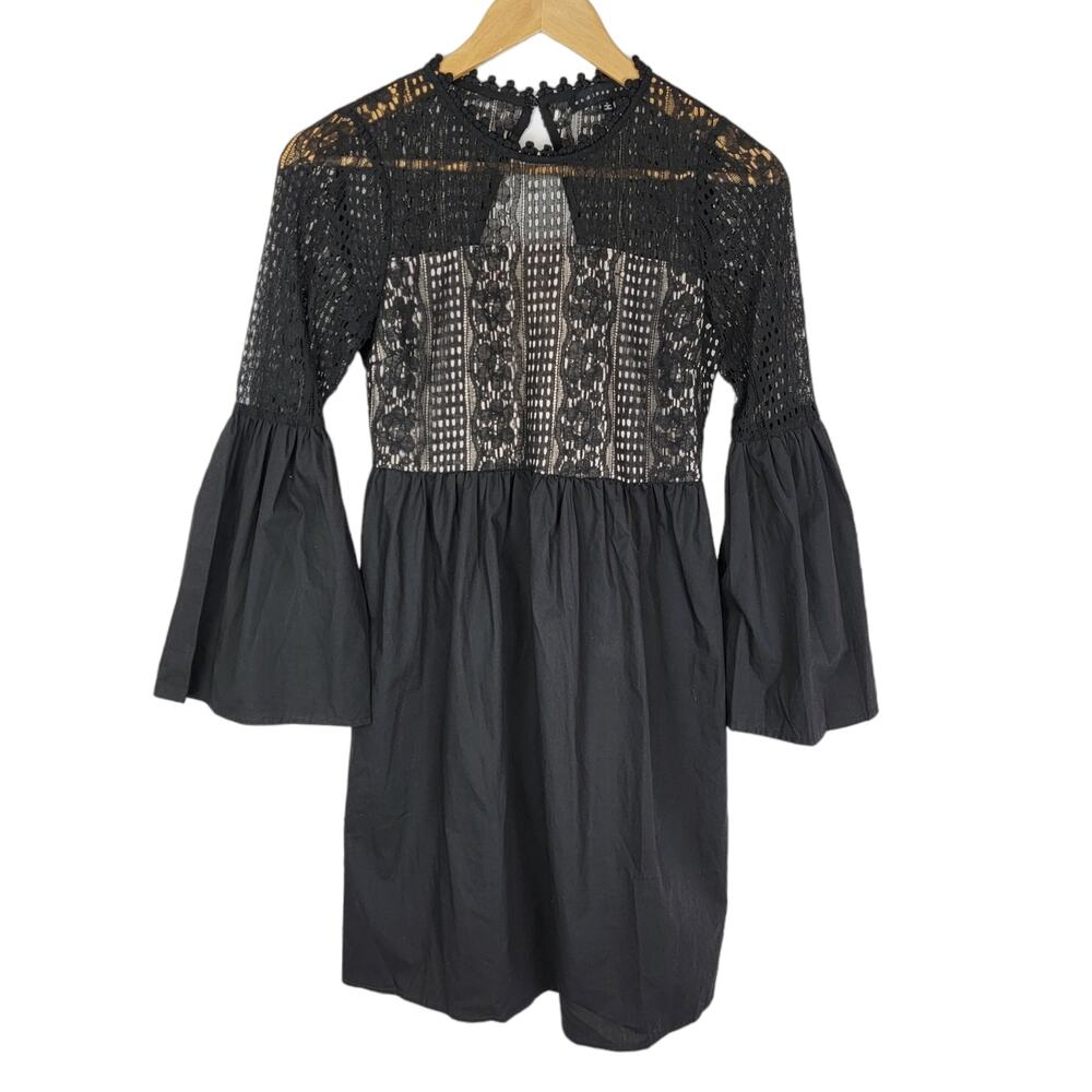 Endless Rose Goth Glam Black Dress S